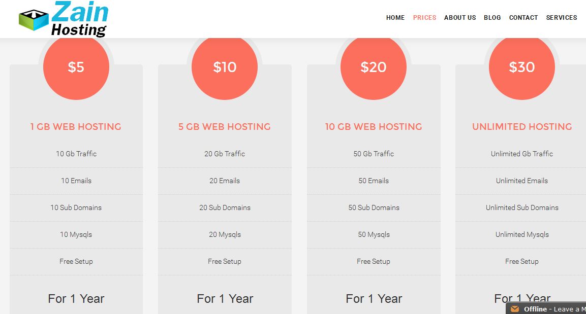 Cheap Web Hosting Plans | Zain Hosting